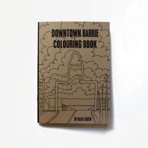 Downtown Barrie Colouring Book from the Gallery Shop